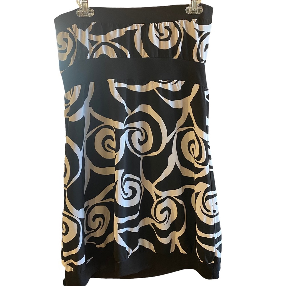 Women’s Old Navy Strapless Mini Dress Size M Black & White